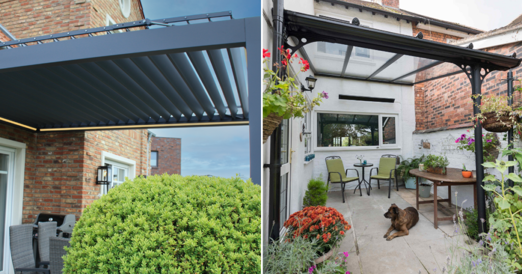 Prefix Pergola & Verandah installed in a property. 